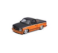 Maisto 1:24 Harley Davidson Custom 1993 Chevy Pick-up, Orange/Black
