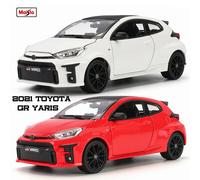 Maisto 1:24 New style 2021 Toyota GR Yaris Highly-detailed die-cast precision model car Model collection gift Toyota Supra GR