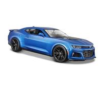 Maisto 2017 Chevrolet Camero ZL1 Classic Super Car - 1:24 Scale - Incredibly Detailed Die-Cast Replica Collectible Model Vehicle, Blue
