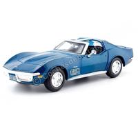 Maisto 1:24 Scale 1970 Chevrolet Corvette T Top, Blue 31202 Model Replica Car