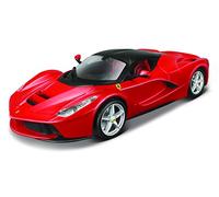 LaFerrari Red Black roof Diecast & plastic Model Kit 1-24 scale New in box