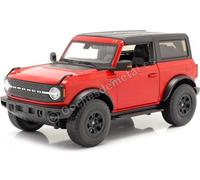 Maisto 531456 Ford Bronco Wildtrak 1:18 Scale Model Car, Red