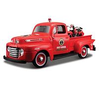 Maisto 532191 - 1:24 Harley-Davidson Ford F-1 Pickup 1948 und EL Knucklehead 1936, Miniaturmodelle