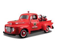 Maisto 532191 - 1:24 Harley-Davidson Ford F-1 Pickup 1948 und EL Knucklehead 1936, Miniaturmodelle
