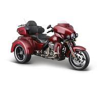 Harley Davidson CVO Tri Glide 2021 Burgundy Model Moto Scale 1/12 22cm MAISTO