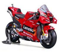 Maisto DUCATI LENOVO (#43 MILLER) 2020 Motorbike - 1:18 Scale - Incredibly Detailed Die-Cast Replica Collectible Motorcycle Model, Red