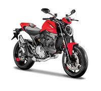 Maisto DUCATI MONSTER Motorbike - Incredibly Detailed Die-Cast Replica Collectible Model - 1:18 Scale, Red