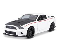 Maisto M31506 1:24 2014 Ford Mustang Street Racer, Assorted Colours, Blanco, 31506W