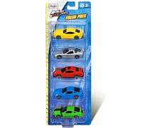 Maisto FRESH METAL 5 PIECE MINIATURE VEHICLE PACK - Incredibly Detailed Die-Cast Replica Collectible Model Vehicles