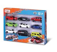 Tobar 11077 Maisto FRESH METAL 9 PIECE PACK - Incredibly Detailed Die-Cast Replica Collectible Model Vehicle, Multicolor