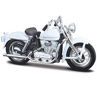 Maisto Harley Davidson Model 1952 K Model White (37) Motorcycle Model 1:18