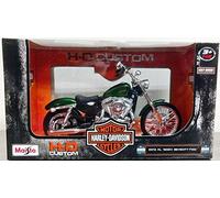Maisto Harley-finished product model part number 32335 1/12 scale Harley Davidson 2013 XL1200V Seventy Two (Green)
