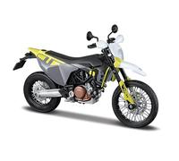 Maisto Husquvarna Husky 701 Supermoto Motorbike - 1:12 Scale - Incredibly Detailed Die-Cast Replica Collectible Motorcycle Model