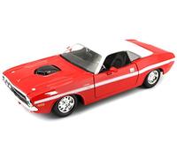 Dodge Challenger T/A 1970 Blue Black Welly 1:24 Scale Diecast Model Car BNIB
