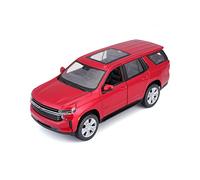 Maisto M31533 Chevy Tahoe 1/24 Red Plastic Miniature Vehicle for Children from 3 Years Old Ideal for Stimulating the Imagination and Creativity of Little Ones.