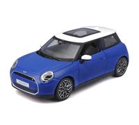 Maisto - MINI Cooper SE 2024 (J01), 1:24 Scale Diecast Car, Blue Colour, Detailed Replica of the New Electric Version, Opening Doors and Bonnet, Recommended Age 3+ Years