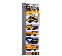 Maisto Mini Working Machines VOLVO CONSTUCTION 5 PACK - Incredibly Detailed Die-Cast Replica Collectible Model
