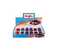 Maisto Power Racer Die-Cast Toy Cars, Pull Back Powered, One Supplied, for Ages 3+