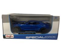 Maisto Special Edition 1/24 2017 Camaro ZL1 Diecast Car- Blue