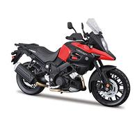 Maisto SUZUKI V STROM Motorbike - 1:12 Scale - Incredibly Detailed Die-Cast Replica Collectible Motorcycle Model