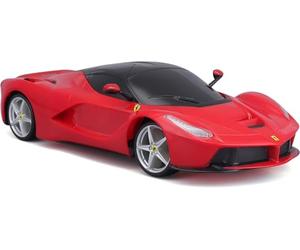 Maisto Tech, Bburago - Co-Pack Radio-Controlled LaFerrari 1:24 and Diecast 1:43, RC Car and Collection, Official Ferrari Licence, Special Packaging, Age 5+