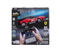 Maisto Tech R/C MINI METAL DIE-CAST FERRARI FXX-K EVO Bluetooth Radio Control Super Car - 1:41 Scale - Hightly Detailed, High Performance RC Vehicle