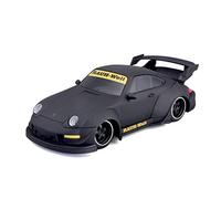Maisto Tech R/C Porsche 993 RWB: 1:24 Scale Remote Control Car, 2.4 GHz, with Pistol Grip Control, from 5 Years, Matte Black (581533)