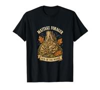 Maitake Forager Hen of the Woods Value Graphic T-Shirt, Men, Black, L