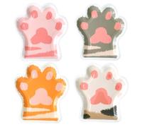 MaitianGuyou 40 Pcs Cat's Paw Party Plates,Cat Theme Dinner Plates Disposable Plates arty Tableware Plates for for Birthday, Baby Shower, Super Kitties Themed Party Supplies