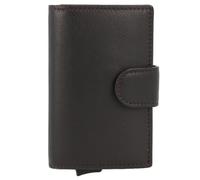 Maître Bundenbach c-three credit card case RFID leather 6.5 cm brown
