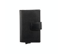 Maître F3 c-three credit card case RFID leather 6.5 cm black