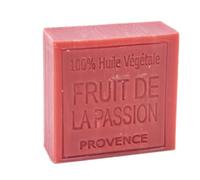 Maitre Savonitto - French Soap Bar Enriched with Sweet Almond Oil - Hydration and Softness for all Skin Types - Moisturising Daily Hand and Body Wash - Passion Fruit Fragrance - 100g (1 x 100g)