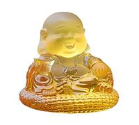 Maitreya Lucky Happy Buddha Statue Figurines Small Buddha Ornaments Home Office Decoration for Wealth, Prosperity and Good Luck