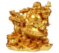 Maitreya Statue Resin Laughing Buddha Desktop Decoration for Teahouse