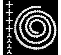 Maitys 144 Pieces Doll Armature Set with 4Y and 4X Chest Connectors Flexible Joints Plastic Ball for Stuffed Animal Bear Dolls Making DIY Crafts Need Use Special Pliers(9.5 mm)