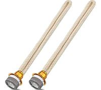 Maitys 2 Pieces Oil Lamp Wick Fragrance Oil Lamp Wick Replacement Air Control Catalytic Burner for Diffuser Aromatherapy Home Decoration, 6.3 Inch(Gold)