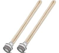 Maitys 2 Pieces Replacement Wicks for Oil Lamp 6.3 Inch,Silver