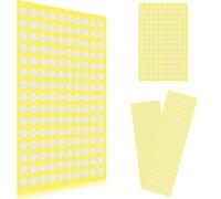 Maitys 600 Pcs Golf Ball Silver Reflective Dot Stickers 1/4 Inch Decals for Enhanced High Speed Camera Detection and Simulators Golf Ball Markers Club Accessories