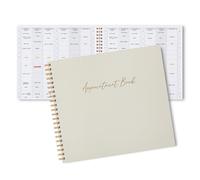 Maitys Large 6 Column Appointment Book for Salon Business, Hourly Planner in 15 Minute Intervals, 200 Pages Undated 6 Am 9 Pm 2025 2026 Spiral Bound Schedule Planner Checklist Notebook
