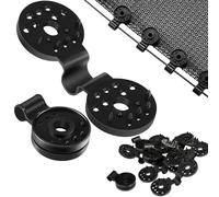 Maitys Shade Cloth Plastic Clips Plastic Black Sunshade Clips for Greenhouse Outdoor Garden Anti Bird Netting Agricultural UV Resistant Fabric Accessories