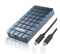 MAIWO 40Gbps M.2 NVMe SSD Enclosure with Groove Aluminum Shell Tool Free, Support 2280 B-Key B+M-Key PCIe NVMe SSD, Up to 8TB Capacity, Compatible with Thunderbolt3/4 USB4/3.0/2.0 (K1717)