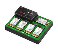 MAIWO 5 Bay mSATA SSD Reader Docking Station with Offline Clone, Mini SATA to USB 3.0 Adapter Reader 5TB Capacity 12V/3A