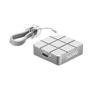 MAIWO 512GB Portable External Solid State Drive Build-in M.2 2230 PCIe NVMe SSD, USB C 3.2 Up to 1050MB/s, Mini Cute PSSD for iPhone 15 16 17 Pro Max MacBook Pro Air, Aluminum (Silver)