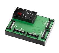 MAIWO CFast Card Reader with 1-to-4 Clone Function, 5 Bay CFast 2.0 Memory Card to USB 3.0 Adapter Holder, Read 5 Cards Simultaneously, 2.5TB Capacity, Compatible with Windows/macOS/Android/Linux