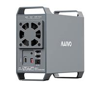 MAIWO Dual Bay RAID Enclosure for 2.5“/3.5" SATA Drive with Cooling Fan, USB-C 3.1 SATAEnclosure for 48TB Capacity Expansion, 4 RAIDsMode(1/0/JBOD/NORMAL)