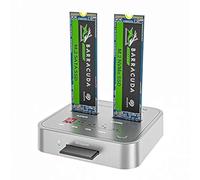 MAIWO K3016CL Dual-Bay M.2 SSD Docking Station with SD Express Card Port - NVMe/SATA Dual Protocol, 10Gbps Transfer Speed - Supports Offline Clone Duplicator and One-Key System Disk Copy Function
