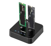 MAIWO M.2 PCIe NVMe 2bay Hard Drive Docking Station Duplicator,NVMe to USB C Adapter,2*2TB Support M.2 NVMe SSD MAX 10Gbps Read&Write&Clone,2242/2260/2280/22110 (M.2 NVME/AHCI)