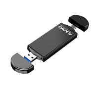 MAIWO M.2 SATA Enclosure for 2230 2242 B+M Key, Aluminum M2 Serial ATA SSD Reader USB 3.1 Gen2 6Gbps USB-C to USB-A, Plug and Play, Support UASP Trim