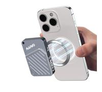 MAIWO Magnetic Portable SSD 512GB External Solid State Drive, USB 3.2 GEN 2 Type-C Up to 2000MB/s, NVMe PSSD Supports 4K ProRes for iPhone iPad MacBook Pro macMini PS5, Aluminum(Gray)