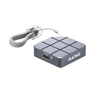 MAIWO Portable SSD 512GB External Solid State Drive, USB 3.2 GEN 2 Type-C Up to 1050MB/s, Mini NVMe SSD with 4K ProRes Videos for iPhone iPad MacBook macMini PS5, Aluminum (Grey)